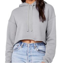 Women's Cropped Fleece Hoodie