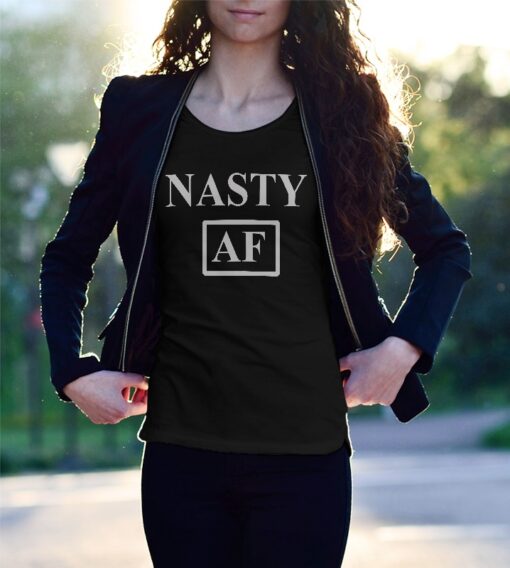 'Nasty AF' Statement T-Shirt - Image 8