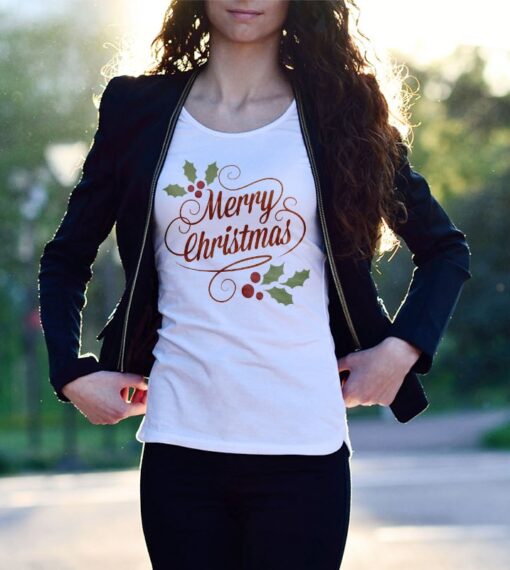 'Merry Christmas' Holiday Statement Shirt