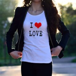 'I 'HEART' LOVE' Valentine's Day Statement Shirt