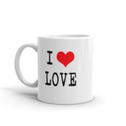 Alternative view of I 'heart' LOVE Mug
