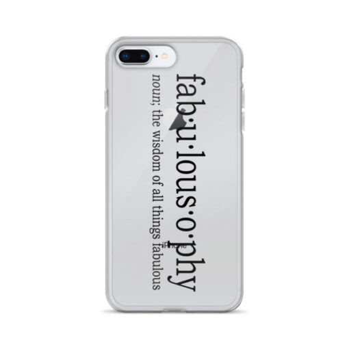 'Fabulousophy' Logo iPhone Case - Image 3