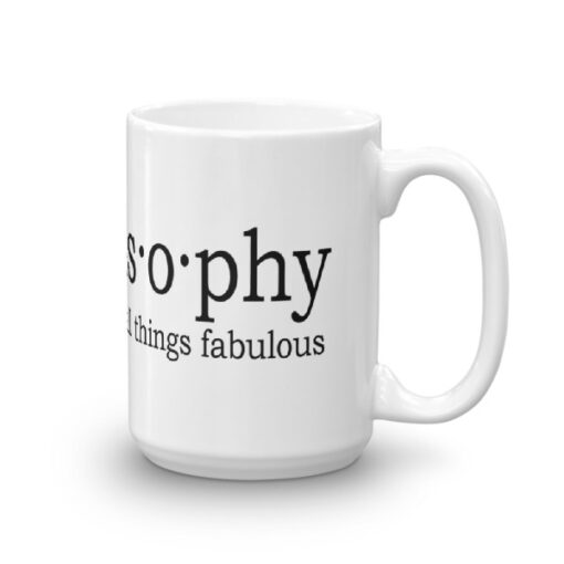'Fabulousophy' Logo Mug - Image 4