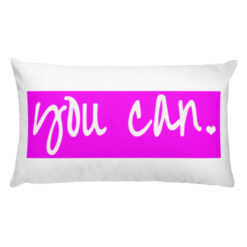 'You Can' Rectangular Pillow