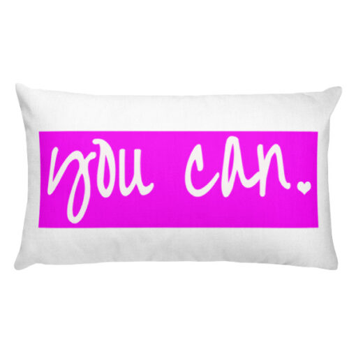 'You Can' Rectangular Pillow