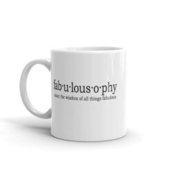 Alternative view of 'Fabulousophy' Logo Mug