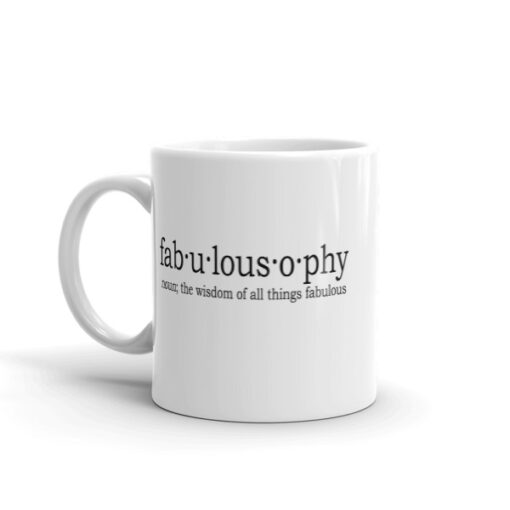 'Fabulousophy' Logo Mug - Image 2