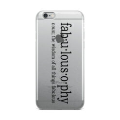 'Fabulousophy' Logo iPhone Case