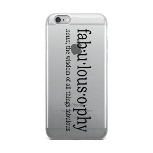 'Fabulousophy' Logo iPhone Case