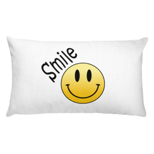 'Smile' Rectangular Pillow
