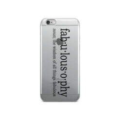 Alternative view of 'Fabulousophy' Logo iPhone Case