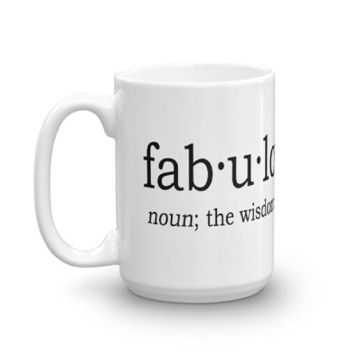 'Fabulousophy' Logo Mug - Image 5
