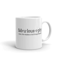 'Fabulousophy' Logo Mug