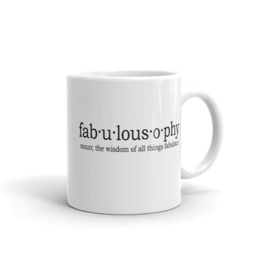 'Fabulousophy' Logo Mug