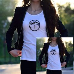 'Feminist 1, Feminist 2' Statement T-Shirt