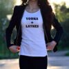'Vodka + Latkes' Statement T-Shirt
