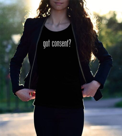 'got consent?' Statement T-Shirt - Image 2