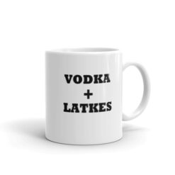 'Vodka + Latkes' Mug