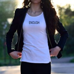'ENOUGH' Statement T-Shirt
