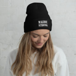 'Malibu Strong' Cuffed Beanie (Unisex)