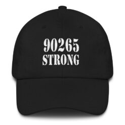 Alternative view of '90265 Strong' hat
