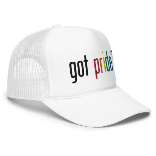 'got pride?' Foam trucker hat - Image 5