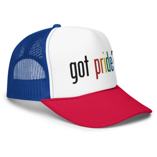 'got pride?' Foam trucker hat - Image 3